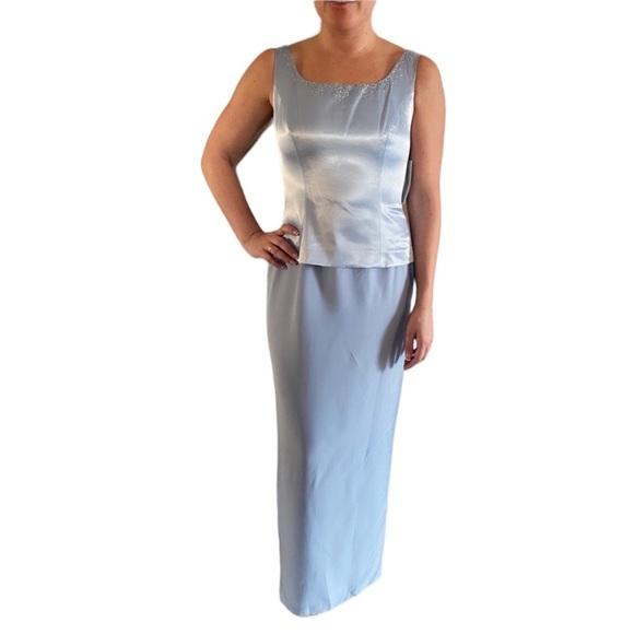 Jovani Light Blue Dress with Jacket - Picture 4 of 5